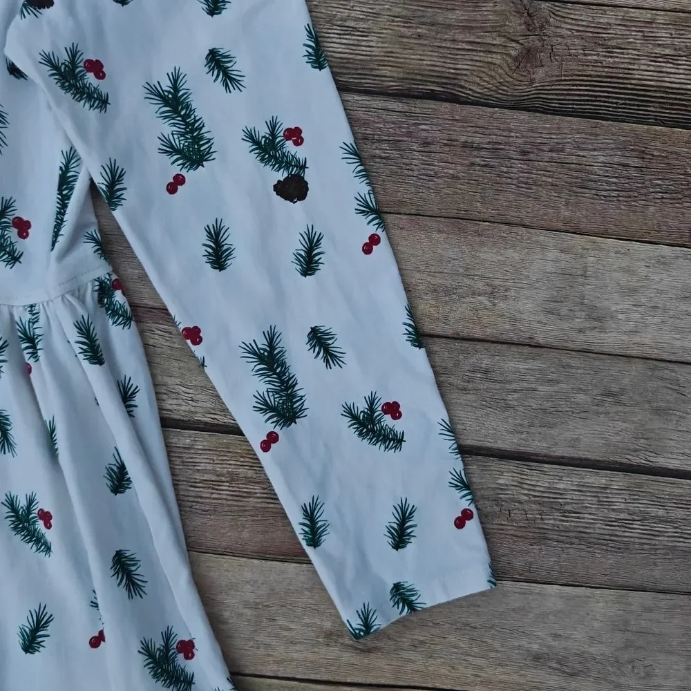 Pink Chicken New York Pine & Cranberry Organic Girls Dress Size 10